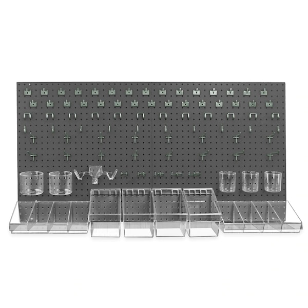 125-Piece Pegboard Organizer Kit (2 - 24"x24")